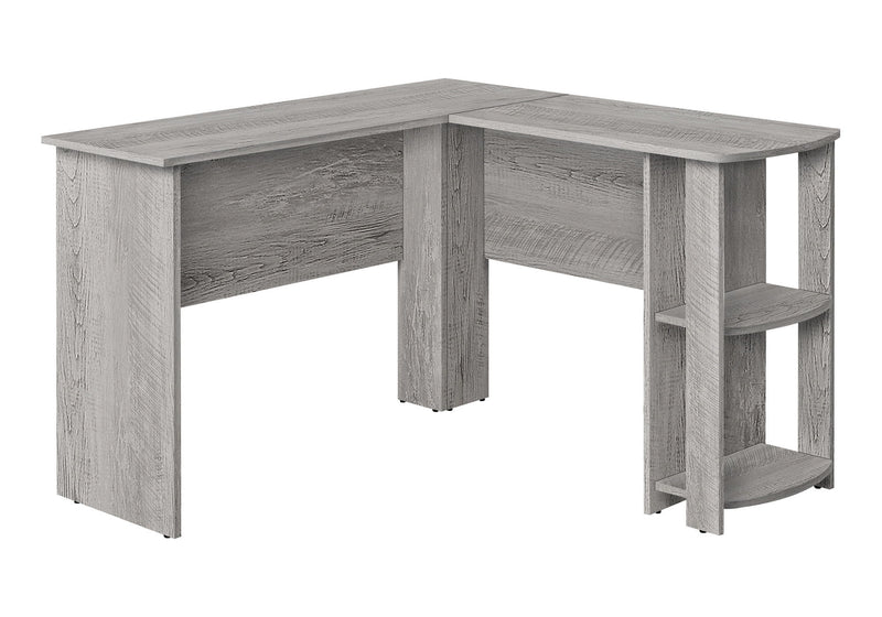 47" Wood Corner Computer Desk - Gray
