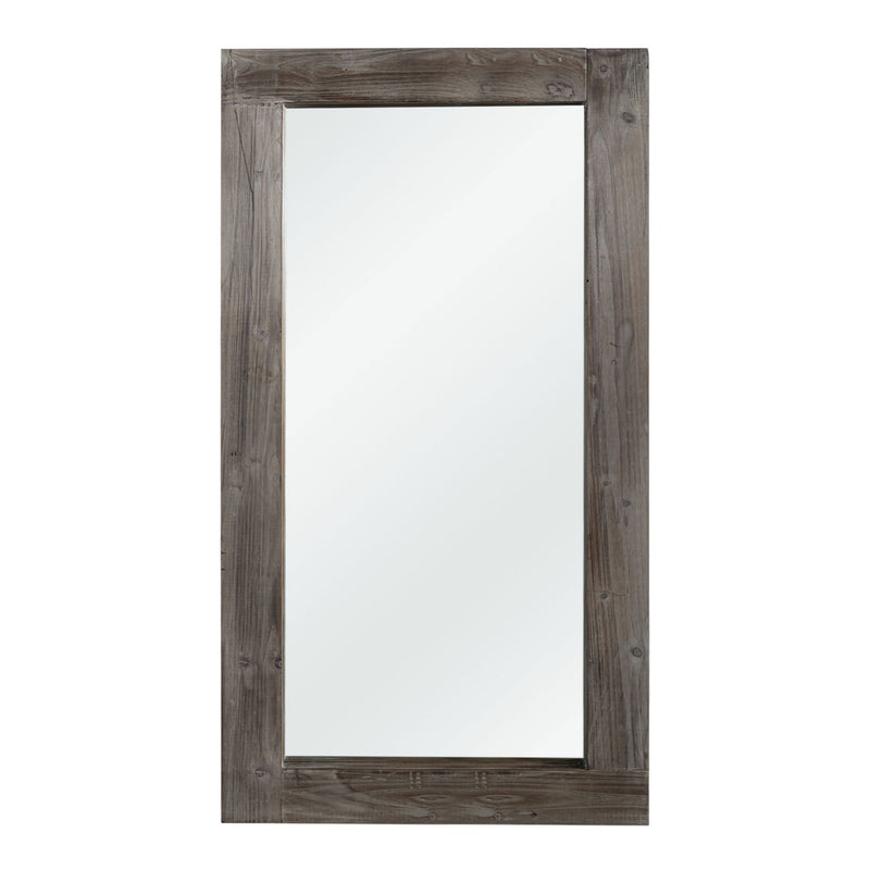 71" Solid Framed Full Length Mirror - Charcoal