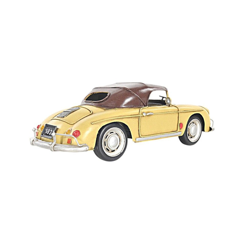 c1963 Aston Martin DB5 Sculpture - Yellow / Dark Brown