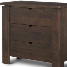 Load image into Gallery viewer, 36" Solid Wood Accent Cabinet With Three Drawers - Brown
