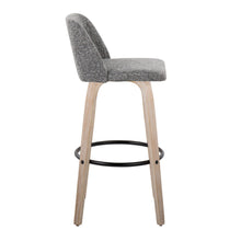 Load image into Gallery viewer, Toriano - Mid-Century Modern Fixed Height BarStool With Round Footrest (Set of 2)
