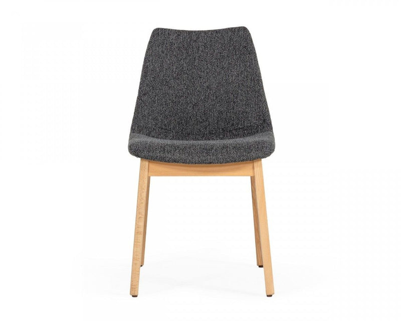 Fabric Dining Chairs (Set of 2) - Dark Gray