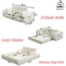 Load image into Gallery viewer, Human Dog Bed, Multi Functional Foldable Sofa Bed, 3 In 1
