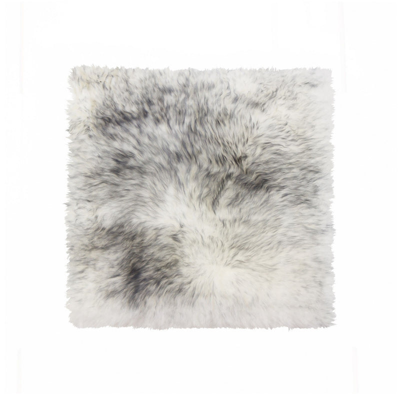 17" X 17" Genuine Sheepskin Chair Pad - Gray