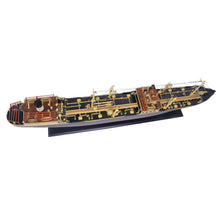 Load image into Gallery viewer, Hand Painted Model Boat (624232) - Light Brown / Black
