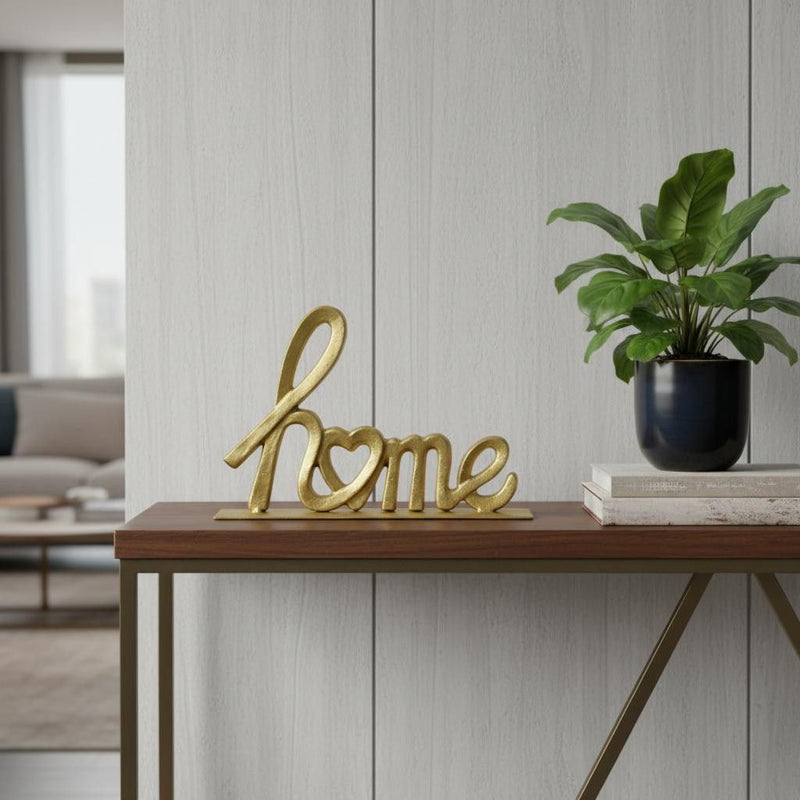 Home Hand Painted Tabletop Sign (634468) - Gold