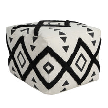 Load image into Gallery viewer, Cotton Ottoman - White
