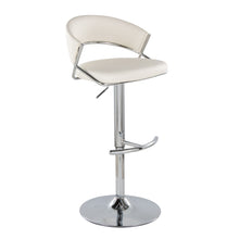 Load image into Gallery viewer, Jie - Contemporary Adjustable Barstool With Swivel &amp; Rounded T Footrest (Set of 2)
