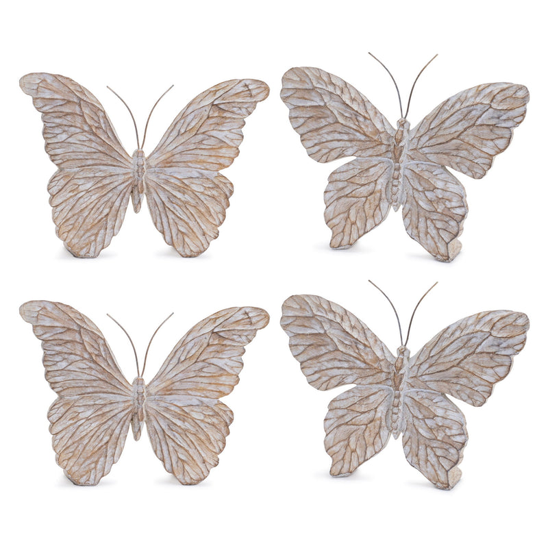 Poly Figurine Tabletop Sculpture (Set of 4) (593014) - Beige