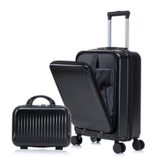 Load image into Gallery viewer, Luggage Set With Cosmetic Case, Combination Lock, Front Opening Design
