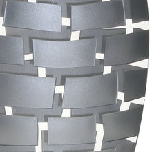 Load image into Gallery viewer, Geometric Oval Free Table Vase - Silver / Silver
