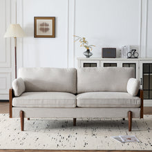 Load image into Gallery viewer, Mid Century Moderne Sofa With Wood Sides
