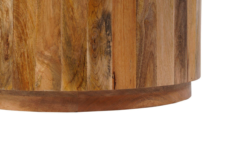 Round Drum Coffee Table (745556) - Natural