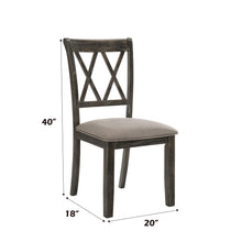 Load image into Gallery viewer, Claudia II - Weathered Side Chair (Set of 2) - Beige / Gray
