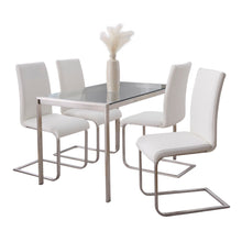 Load image into Gallery viewer, Fuji Foster - Contemporary Dining Set l, Glass 5 Piece
