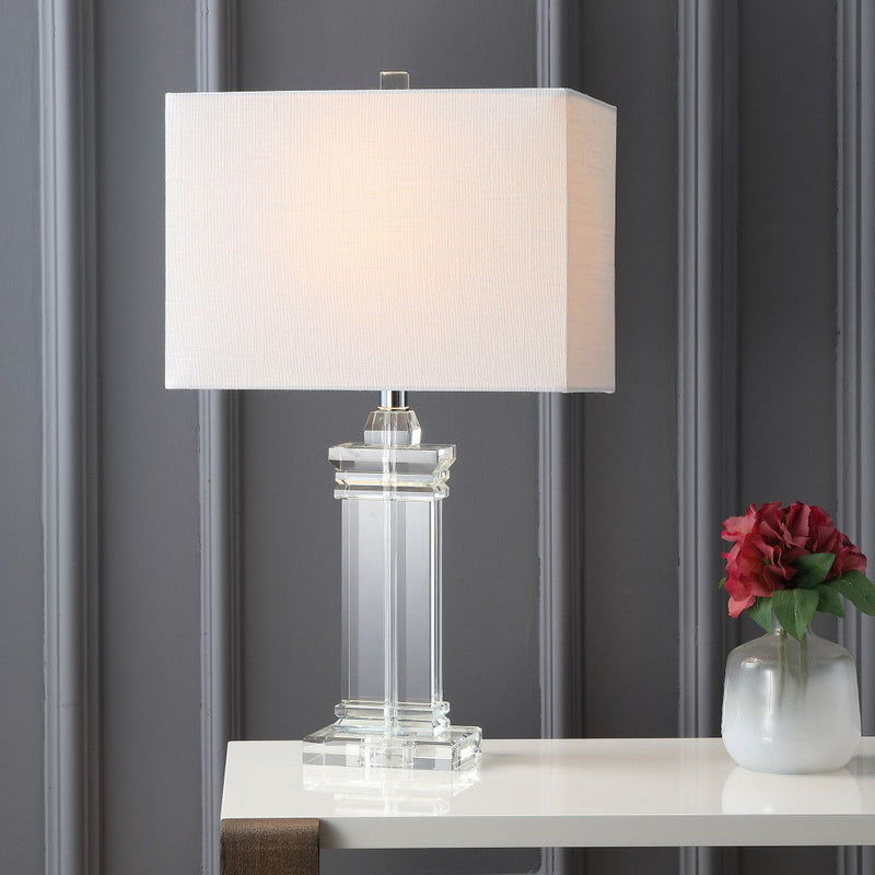 25" Novelty Table Lamp LED With Shade - Clear