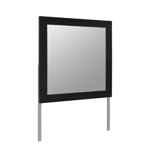 Load image into Gallery viewer, 35" Square Mounted Framed Dresser Mirror - Black
