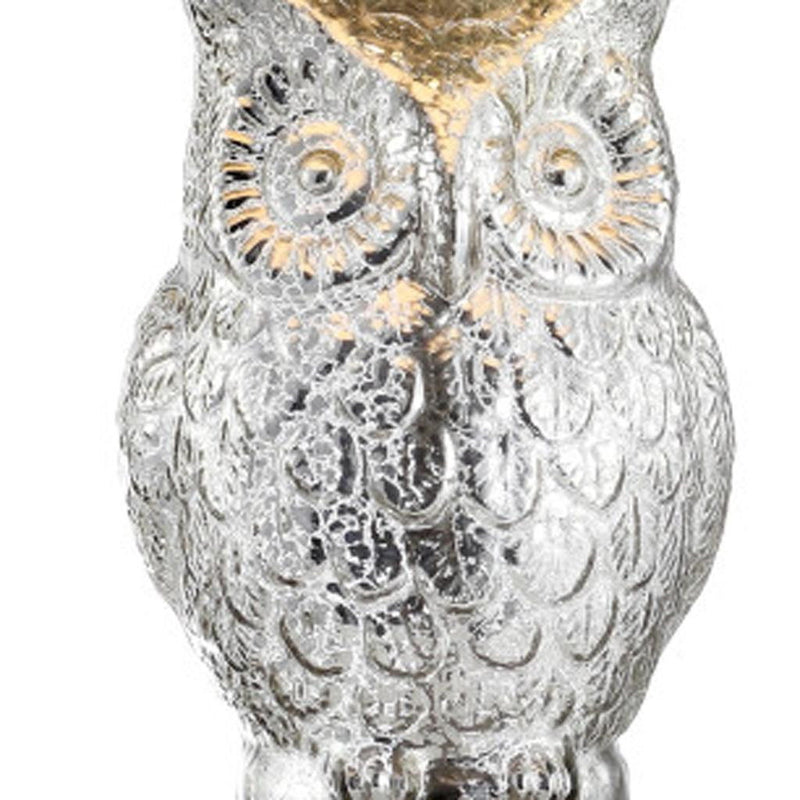 Novelty Table Lamp With Empire Shade - Silver
