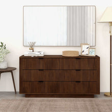 Load image into Gallery viewer, Lola - Dresser With 6 Drawers - Dark Brown
