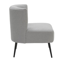 Load image into Gallery viewer, Fran - Contemporary Slipper Chair - Black / Light Gray
