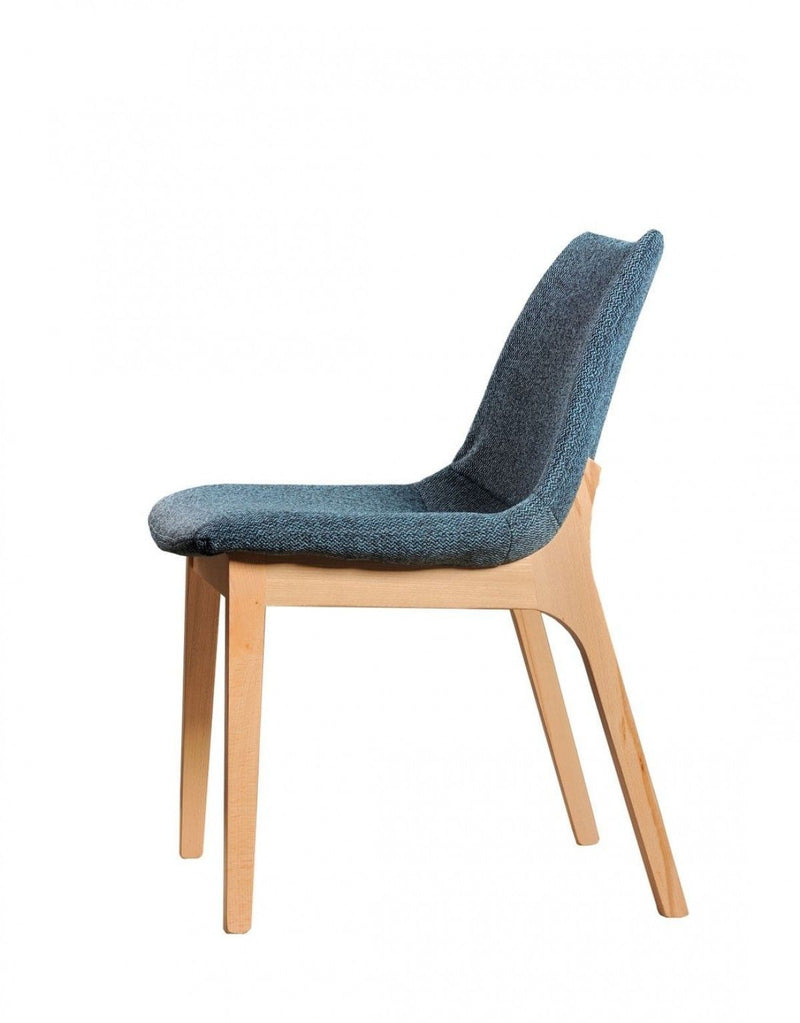 Fabric Dining Chairs (Set of 2) - Blue