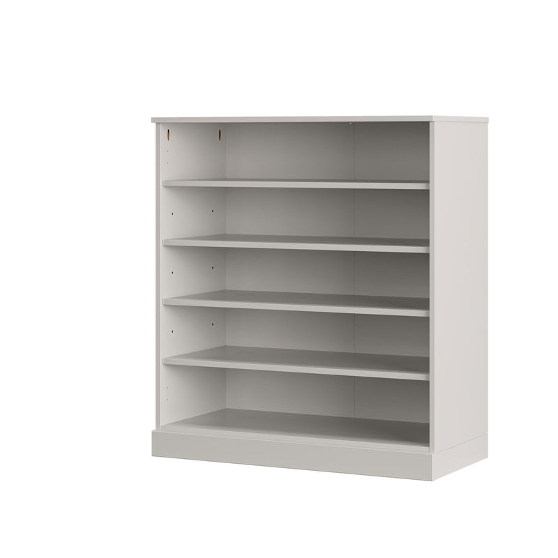 Twenty Pair Solid Woodshoe Storage Cabinet (752328) - Off White