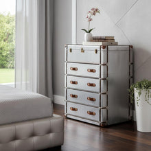 Load image into Gallery viewer, Four Drawer Dresser - Silver
