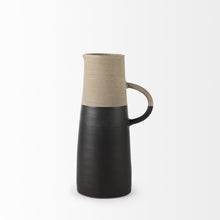 Load image into Gallery viewer, Decorative Jug - Black / Natural
