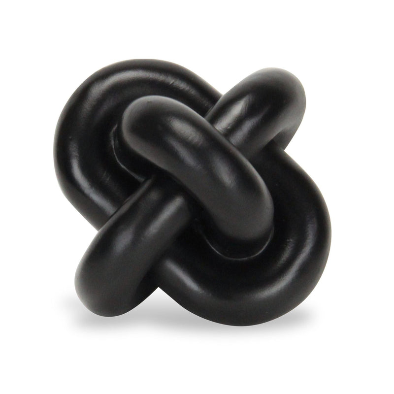 Knot Tabletop Sculpture - Black