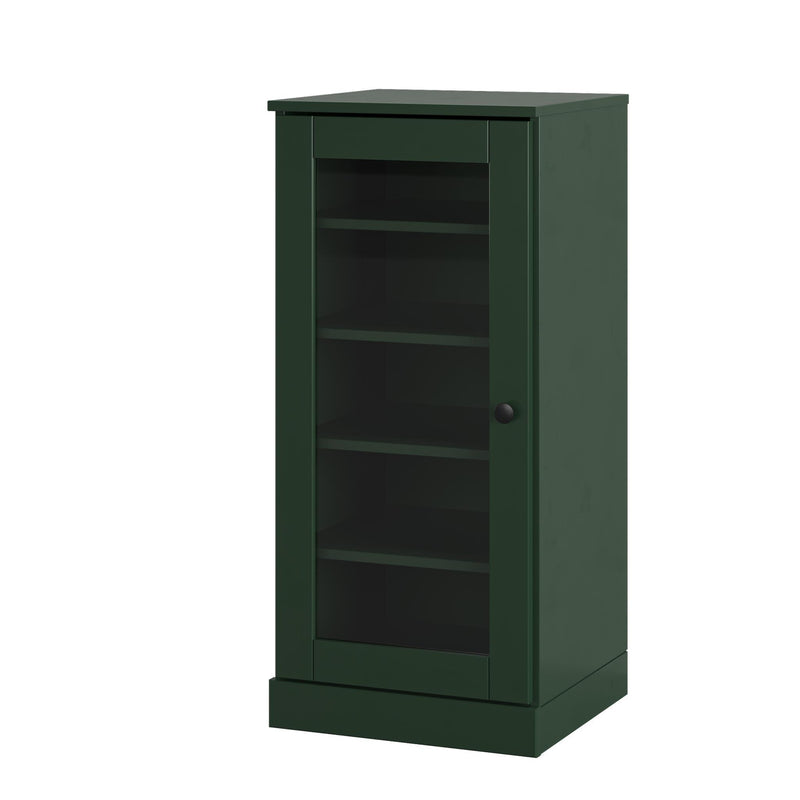 Ten Pair Solid Woodshoe Storage Cabinet (752252) - Green