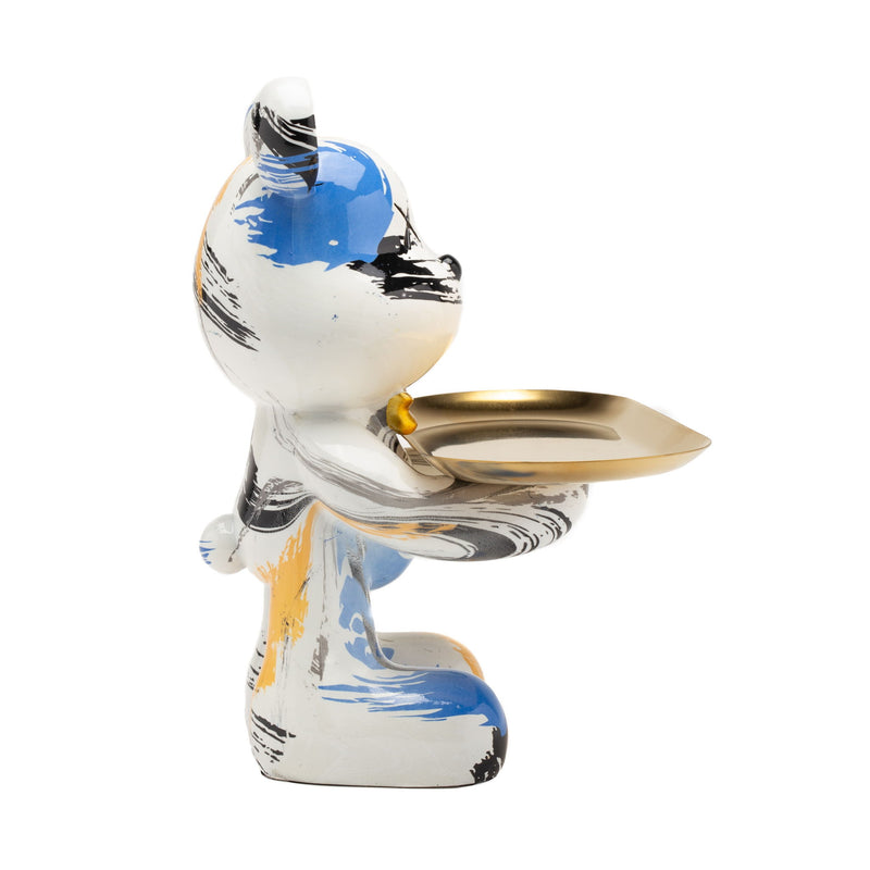 Statue - White / Blue