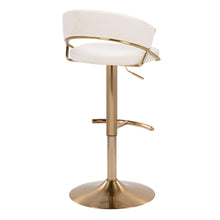 Load image into Gallery viewer, Jie - Contemporary Adjustable Barstool With Swivel With Rounded T Footrest (Set of 2)
