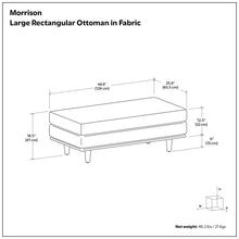 Load image into Gallery viewer, Morrison - Handcrafted Ottoman
