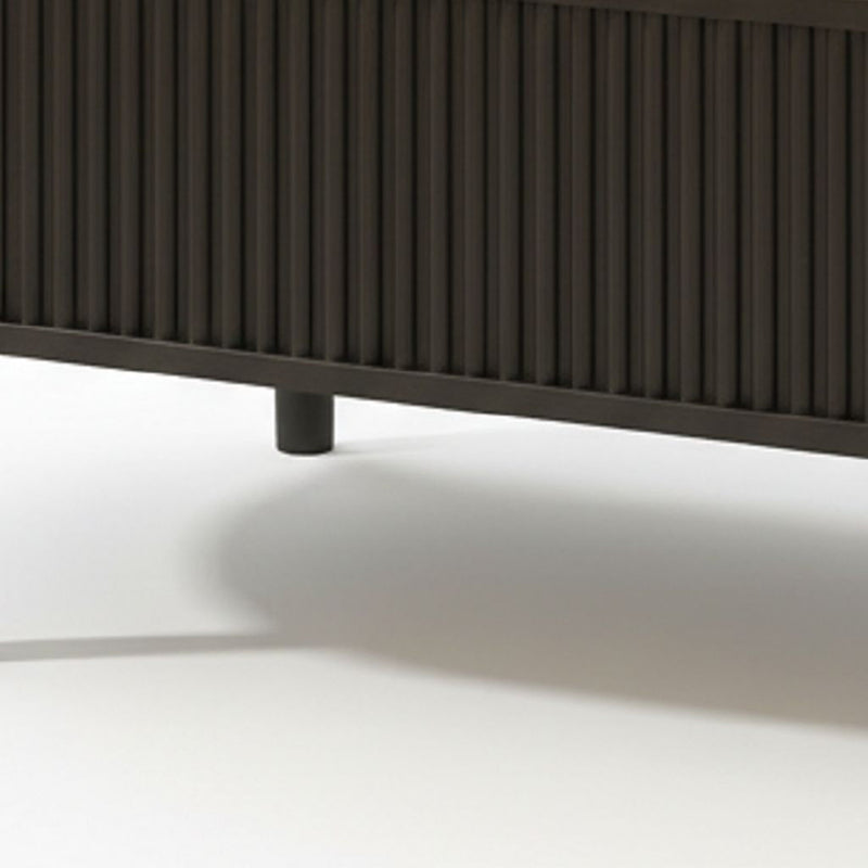 Wood Oval Lift Top Coffee Table - Black