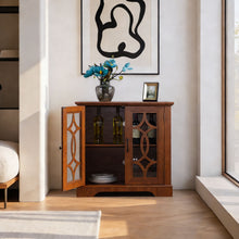 Load image into Gallery viewer, Spacious Sideboard With Adjustable Shelf Storage - Dark Oak
