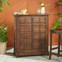 Load image into Gallery viewer, Riviera - Wood Bar Stylish Beverage Station Acacia Wood Compact - Brown
