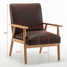 Load image into Gallery viewer, Wide Classic Mid-Century Modern Arm Chair
