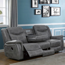 Load image into Gallery viewer, Hudson - Motion Sofa Pillow Top Arms Reclining Comfort - Gray
