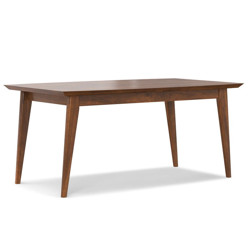 66" Wood Butterfly Leaf Extendable Dining Table - Walnut