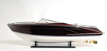Load image into Gallery viewer, Hand Painted Riva Rivarama Luxury Yacht Exclusive Edition Model Boat - Black / White
