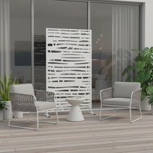 Load image into Gallery viewer, Three Panel Screen Room Divider (562887) - White

