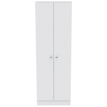Load image into Gallery viewer, Wood Two Door Pantry Or Storage Closet - White
