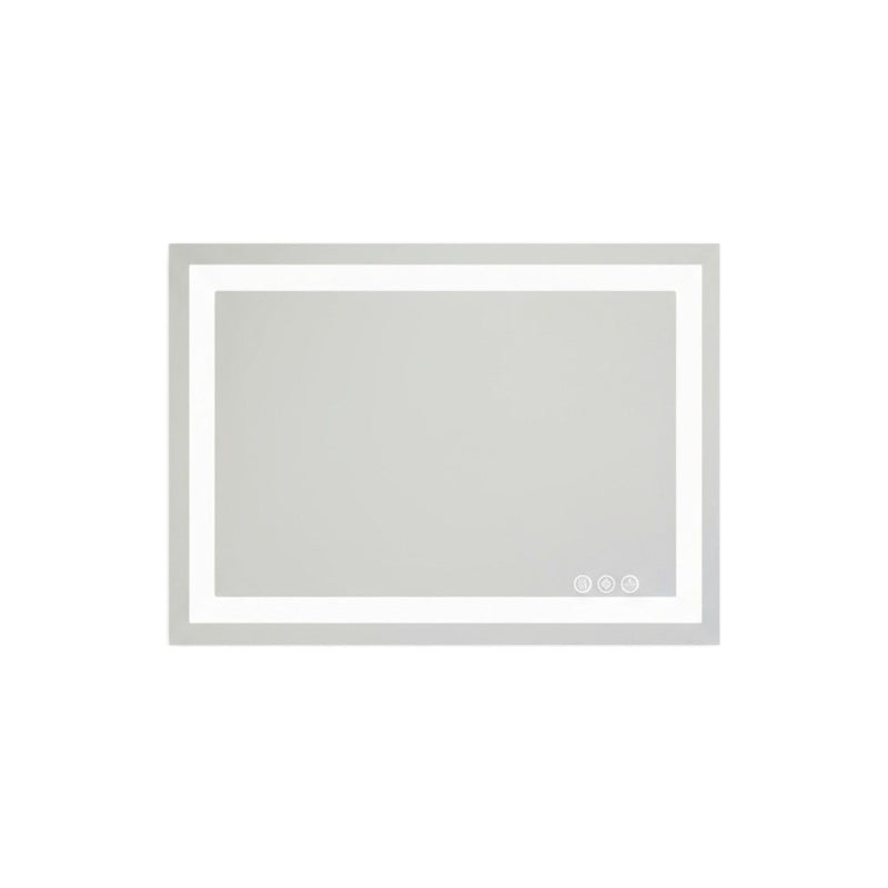 20" Lighted Frameless Bathroom Vanity Mirror - Clear