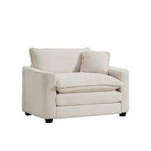 Load image into Gallery viewer, Modern Classic Fabric Single Chair Deep Seat Sofa With Pillow
