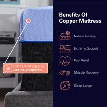 Load image into Gallery viewer, 12" Refresh Hybrid Cooling Fast Responding Latex Foam And Coil Mattress
