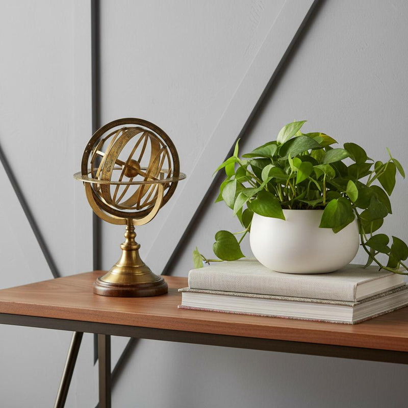 Armillary Sphere On Base - Brass