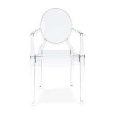 Load image into Gallery viewer, Acrylic King Louis Back Dining Arm Chair - Clear
