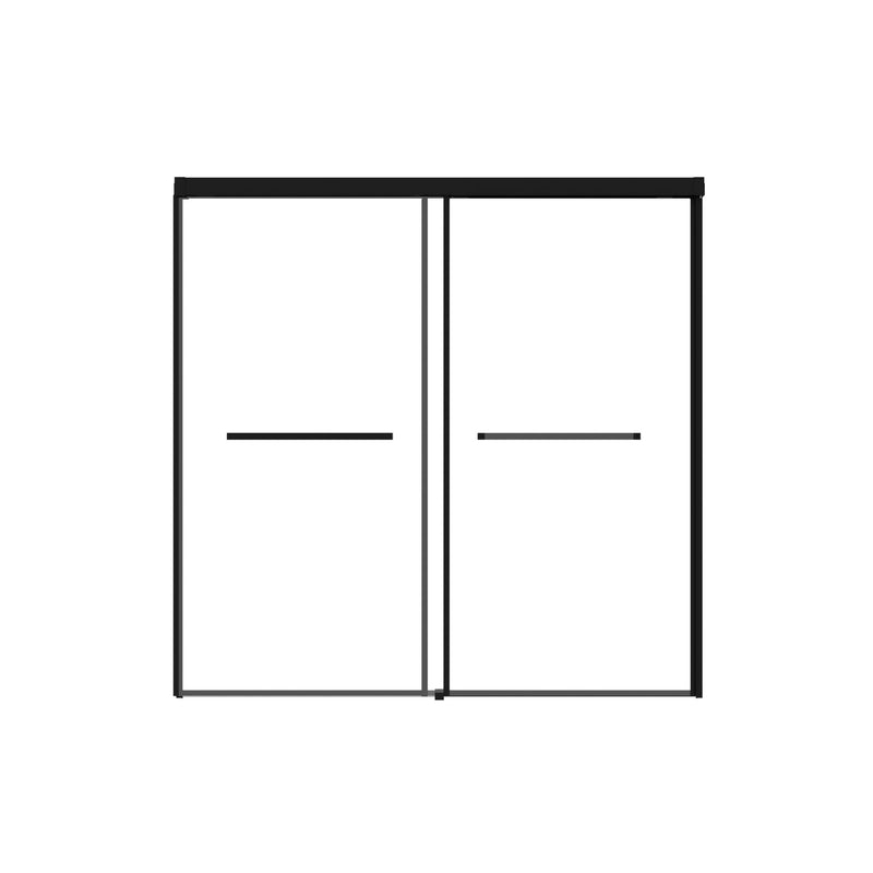 Semi-Frameless Double Sliding Shower Door