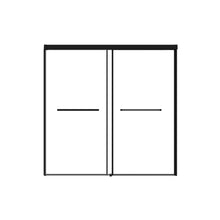 Load image into Gallery viewer, Semi-Frameless Double Sliding Shower Door
