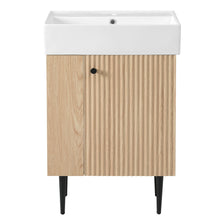Load image into Gallery viewer, Bathroom Vanity, Combo Cabinet, Bathroom Storage Cabinet, Single Ceramic Sink
